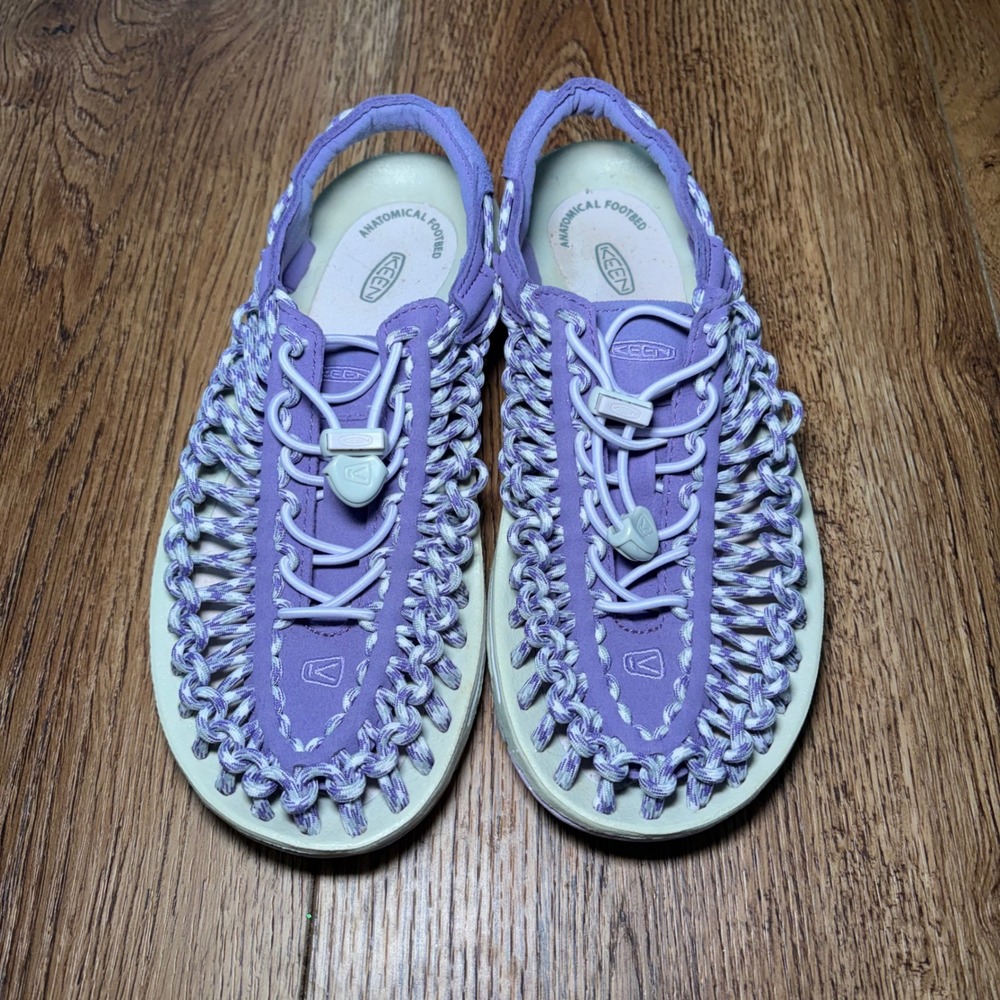 Keen Uneek Purple Woven Cord Sandals Womens 6.5 Outdoor Water Shoes Hiking